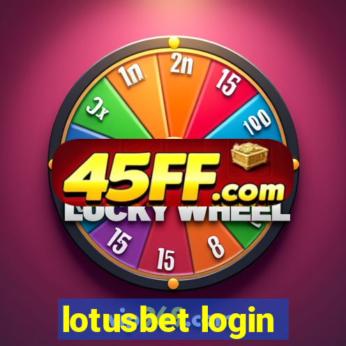 lotusbet login